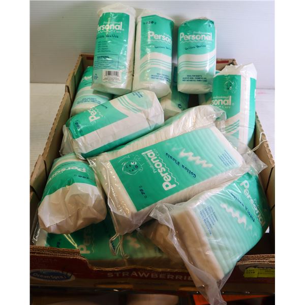 LOT OF NEW COTTON ROLLS