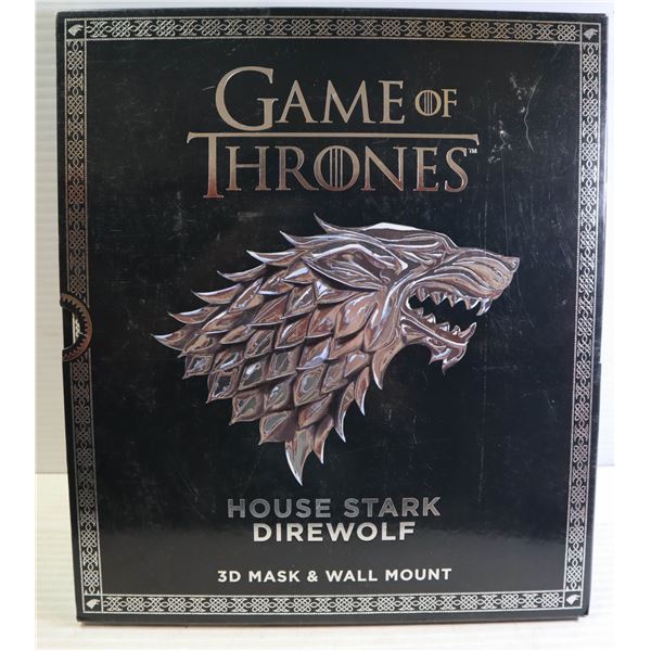 GAME OF THRONES 3D MASK AND WALLMOUNT SET