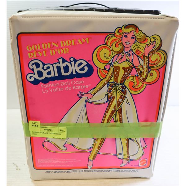 BARBIE STORAGE CASES FROM 1980'S