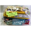 Image 1 : BAG LOT OF 24 BRAND NAME ASSORTED CHOCOLATE BARS