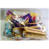 BAG LOT OF 24 BRAND NAME ASSORTED CHOCOLATE BARS