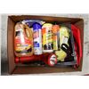 Image 1 : BOX OF NEW AUTOMOTIVE SUPPLIES AND TOOLS -