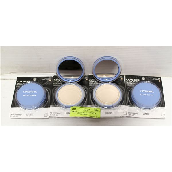 4PK COVERGIRL CLEAN MATTE PRESSED POWDER