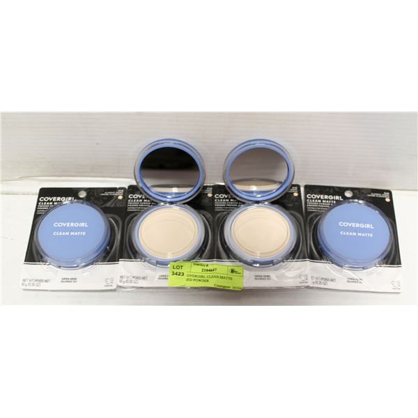 4PK COVERGIRL CLEAN MATTE PRESSED POWDER