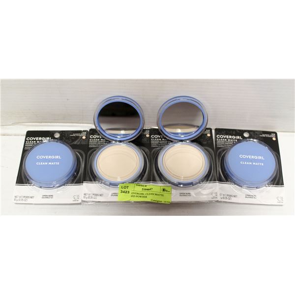 4PK COVERGIRL CLEAN MATTE PRESSED POWDER