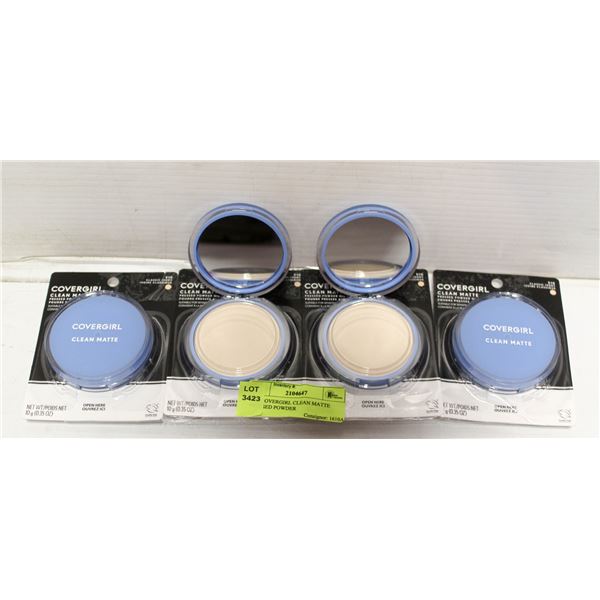 4PK COVERGIRL CLEAN MATTE PRESSED POWDER