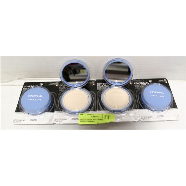 4PK COVERGIRL CLEAN MATTE PRESSED POWDER