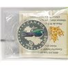 Image 1 : 2015 $10 FINE SILVER COIN - VIOLET + GREEN SWALLOW