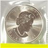 Image 2 : .999 FINE SILVER 1 OZ MAPLE LEAF 2021 COIN