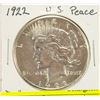 Image 2 : 1922 U.S. SILVER PEACE DOLLAR, EF
