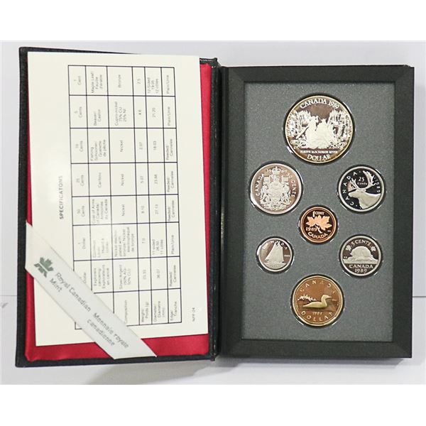 RCM 1989 MACKENZIE RIVER SILVER DOLLAR SET