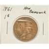 Image 1 : 1861 NEW BRUNSWICK , VICTORIA 1 CENT