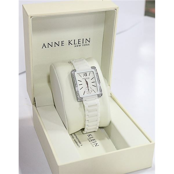 GENUINE ANNE KLEIN NEW YORK CERAMIC WATCH