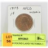 Image 1 : 1873 NEW FOUND LAND VICTORIA 1 CENT