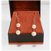 Image 1 : PAIR OF PEARL EARRINGS WITH .925 SILVER POSTS