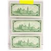 Image 2 : 3 1967 SEQUENTIAL ONE DOLLAR BILLS UNCIRCULATED