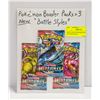 Image 1 : NEW 3 PACKS POKEMON BATTLE STYLES SEALED