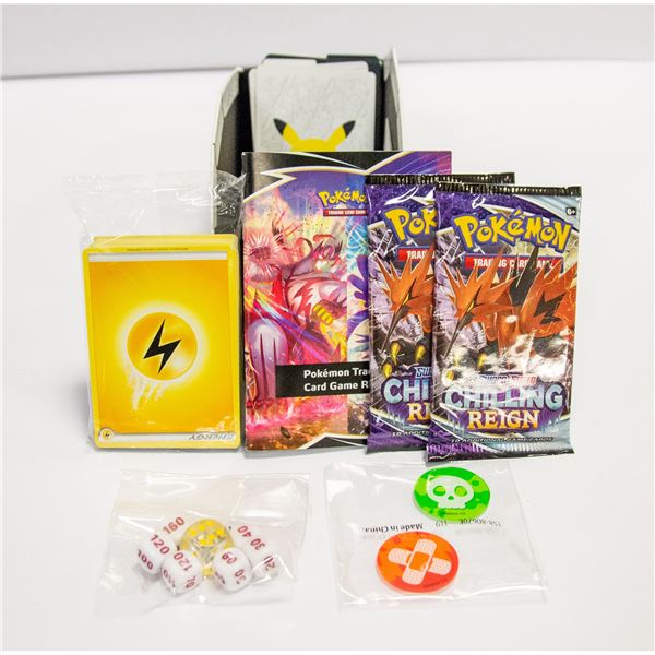 NEW POKEMON BOX INCLUDING 2 CHILLING REIGN PACKS