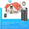 Image 2 : NEW WIRELESS WIFI DOORBELL CAMERA (BLACK)