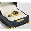 Image 2 : MENS 18 KT GOLD PLATED RING SIZE 11