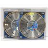 2 NORTON 14" 4X4 MAX CUT DIAMOND BLADES