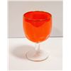 Image 1 : 1970'S KLONDIKE DAYS GAME PRIZE ORANGE GLASS