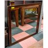 Image 1 : DARK BROWN WOOD FRAMED MIRROR