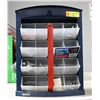 Image 1 : MASTERCRAFT SINGLE SIDED DROP BIN FULL OF ITEMS
