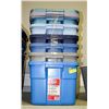 Image 1 : LOT OF 6 RUBBERMAID ROUGHNECK 53 LITER