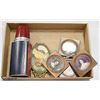 Image 1 : ESTATE FLAT OF VINTAGE PICTURES AND THERMOS