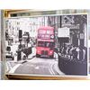 Image 1 : LARGE LONDON ART PIECE WITH RED BUS