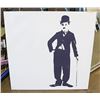 Image 1 : "CHARLIE CHAPLIN" PRINTED PICTURE ON CANVAS