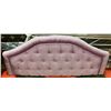 Image 1 : QUEEN HEADBOARD, LIGHT PURPLE, NO MISSING PIECES
