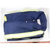 Image 1 : 2 PAIR NAVY BLUE COVERALLS SIZE 64T W/ REFLECTORS