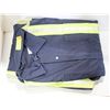 Image 1 : 2 PAIR NAVY BLUE COVERALLS SIZE 64T W/ REFLECTORS