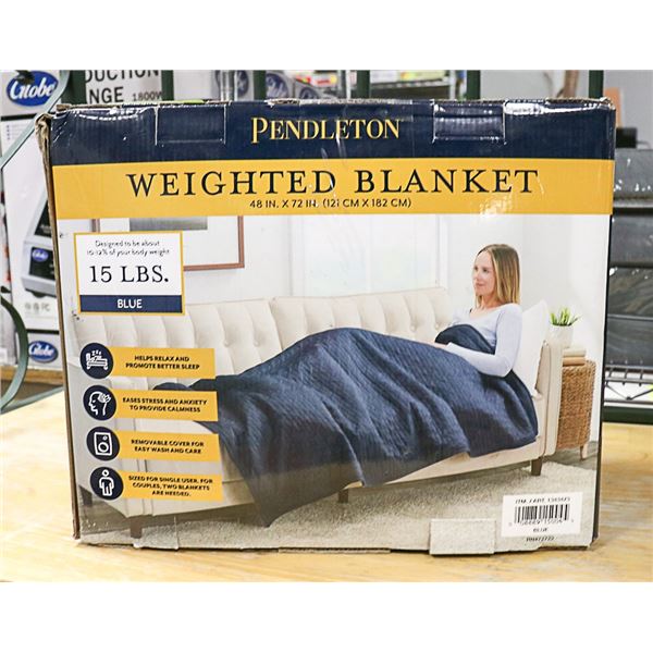 PENDLETON 15 LBS WEIGHTED BLANKET AUTHENTIC