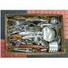 Image 1 : BOX FULL OF STAINLESS STEEL UTENSILS INCLUDING