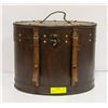 VINTAGE LEATHER AND WOOD CASE/TRUNK