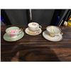 Image 2 : ASSORTED BONE CHINA TEACUPS/SAUCERS - 3