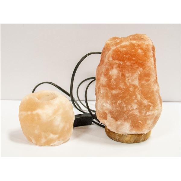 BOX WITH HIMALAYAN PINK SALT STONE + LIGHT