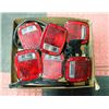 Image 1 : LOT OF 6 TRAILER LIGHTS - SOME WITH BRACKETS