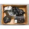 Image 1 : LOT W/ 5 PAIRS OF WINTER TRACTION SLIP-ONS SIZE 9