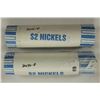 Image 1 : 2-$2 ROLLS OF JEFFERSON NICKELS 2010-P'S BU