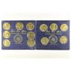 Image 1 : 12 ASSORTED 1 1/1/8'' BRASS PRESIDENTIAL MEDALS