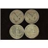 Image 2 : $1 FACE VALUE SILVER QUARTERS NO DATE STANDING