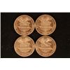 Image 2 : 4-PATRICK MINT 1/2 OZ. .999 COPPER ROUNDS BU