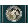 Image 2 : 1991 KOREAN WAR PROOF SILVER DOLLAR IN BOX