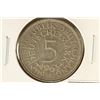 Image 1 : 1963-F GERMAN SILVER 5 MARKS