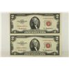 Image 1 : 2-1953-A $2 US RED SEAL NOTES CRISP UNC