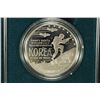 Image 1 : 1991 KOREAN WAR MEMORIAL PROOF SILVER DOLLAR